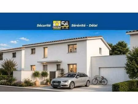 terrain avec maison neuve à vendre