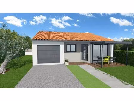 terrain avec maison neuve à vendre