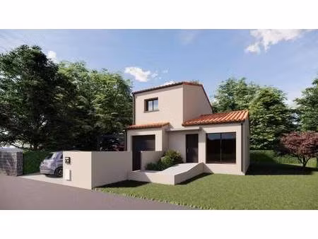 terrain avec maison neuve à vendre