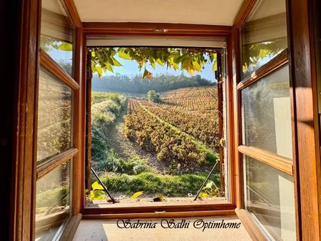 maison de caractère avec vue imprenable 156 m² – terrain 2 500 m² – chénas (69840)