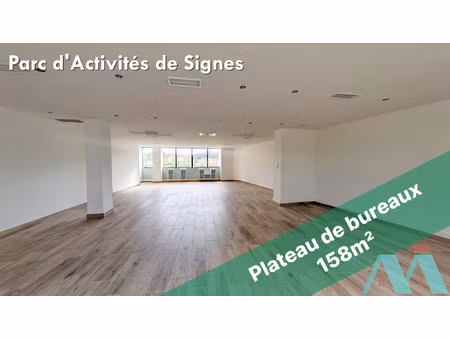 plateau de bureau 158m2 au sein du parc d'activités de signe