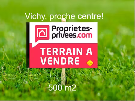 terrain proche centre vichy