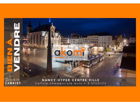 nancy hyper centre ville - ensemble immobilier mixte : local com