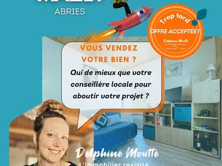 vente maison 4 pièces 68 m² abriès-ristolas (05460)