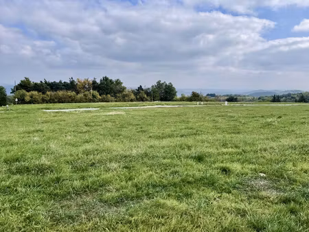 terrain viabilisé 1709 m² à vion (07) - hauteurs  proche lemps - libre constructeur