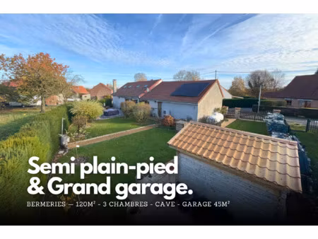 achat maison 6 pièces 120m² bermeries 59570