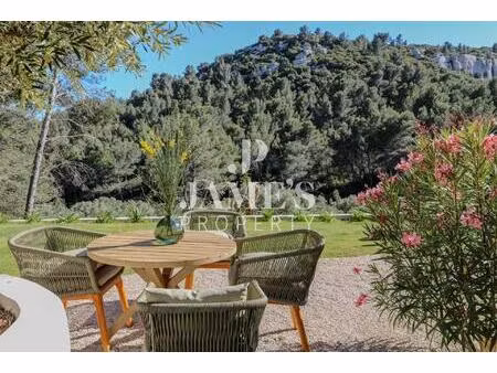 maison rénovée avec vue alpilles - les baux de provence