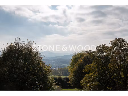 terrain avec permis de construire à cernex