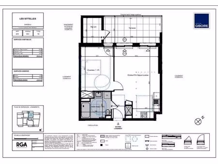 vente appartement 2 pièces 48 m² sarzeau (56370)