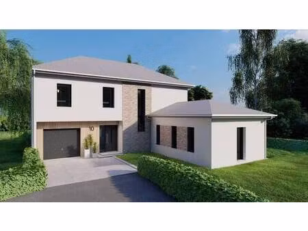 terrain avec maison neuve à vendre