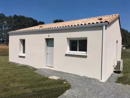 terrain avec maison neuve à vendre