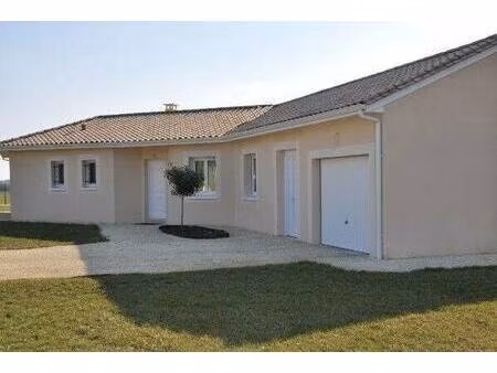 terrain avec maison neuve à vendre