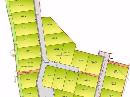 sable sur sarthe - terrains à bâtir