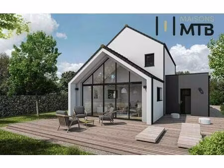 terrain avec maison neuve à vendre