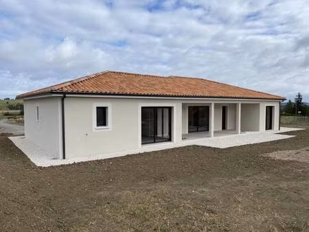 terrain avec maison neuve à vendre