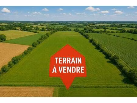 terrain constructible viabilisé à vendre