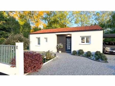 terrain avec maison neuve à vendre