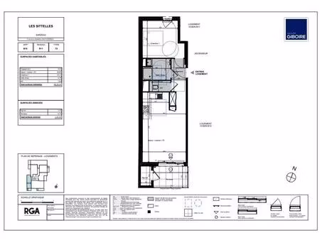vente appartement 2 pièces 48 m² sarzeau (56370)