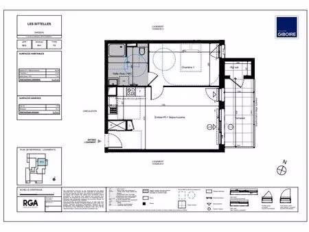 vente appartement 2 pièces 48 m² sarzeau (56370)