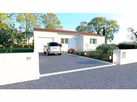 terrain avec maison neuve à vendre