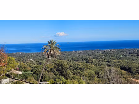 cervione maison à vendre 5 pièces de 135m² sur 800m² de terrain + garage - belle vue mer