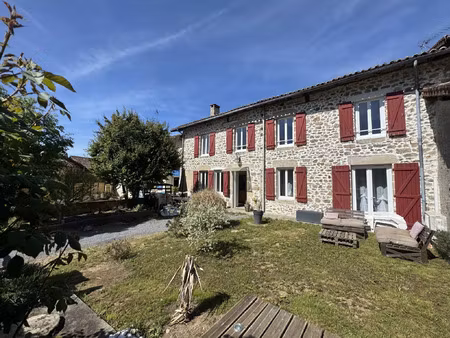 vente maison 5 pièces 165 m² cognac-la-forêt (87310)