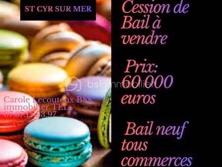 fonds de commerce à saint-cyr-sur-mer