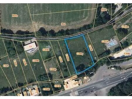 terrain à bâtir de 57m de façade