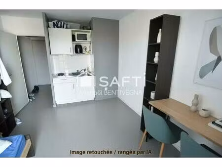 studio en résidence étudiante avec parking