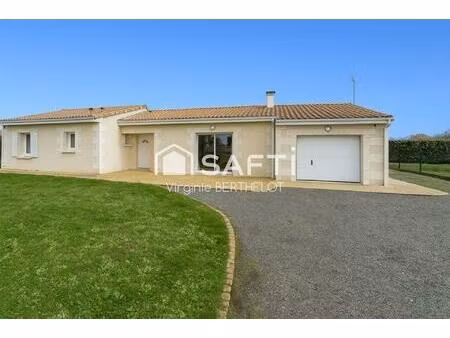 plain pied 3 chambres et garage a faye sur ardin !