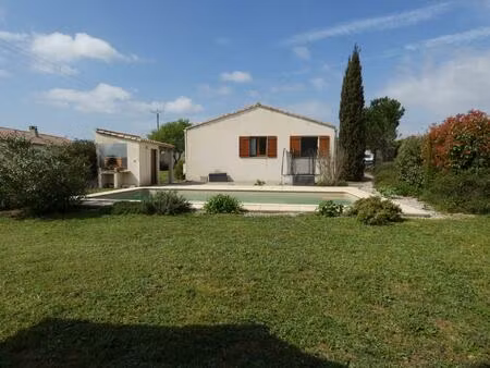 villa plain pied 114m² 4 chambres sur terrain arboré de 1398m² avec piscine 9x5