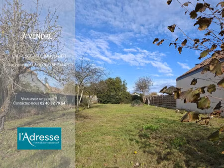 vente terrain  621.00m²  la bernerie