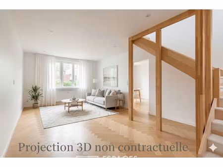 duplex en plateau à réagencer