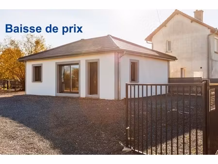 exclusivité  à vendre maison contemporaine 3 pièces blanzy (71) proximité montceau les min