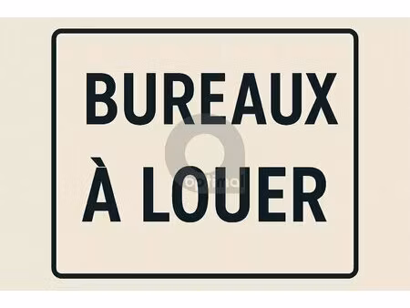 bureau de 6 pieces centre ville - 3ème