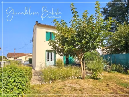 maison mitoyenne 95m² - 3 chambres - terrain 338m2 - rive droite bergerac