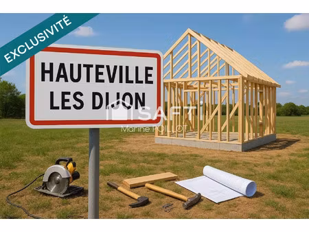vente terrain 600 m² hauteville-lès-dijon (21121)