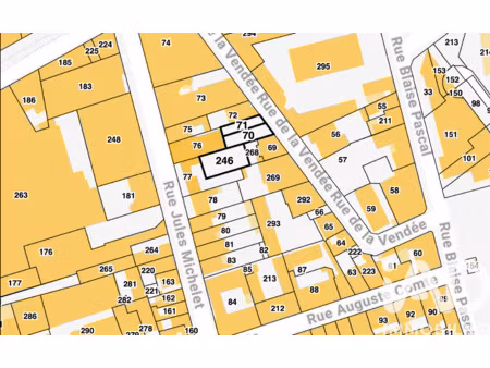 vente terrain à tours (37000) : à vendre / 506m² tours