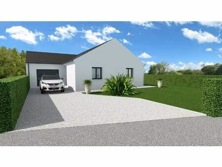 terrain avec maison neuve à vendre