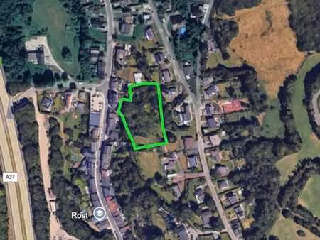 terrain de +/- 29 ares  projet immobilier déjà pensé.