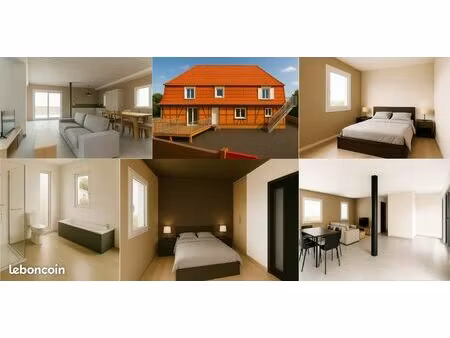 appartement 92m² rdc avec terrasse parking et cave