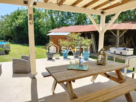 vente maison 8 pièces 201 m² la taillée (85450)