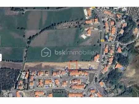 vente terrain 325 m² à prades (66500)  70 000 €