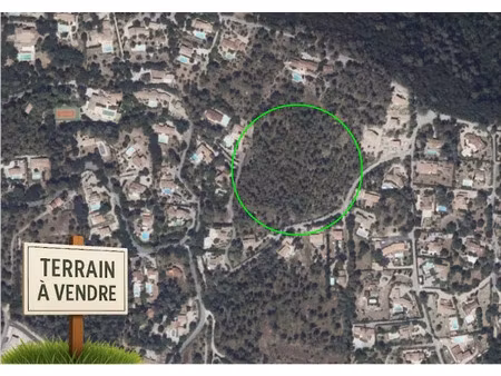 vente terrain 1516 m² à bagnols-en-forêt (83600)  195 000 €