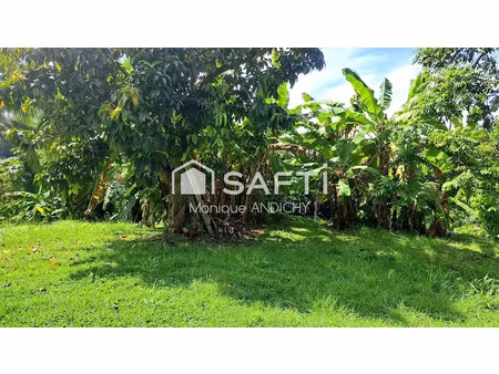 vente terrain 1300 m² à le francois (97240)  198 000 €