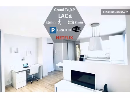 location meublée appartement 2 pièces 39 m² à annecy-le-vieux (74940)  3 500 €