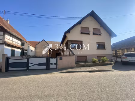 3%.com en exclusivité à duntzenheim - maison d’habitation de 160m²  1 dépendance  1 cour e