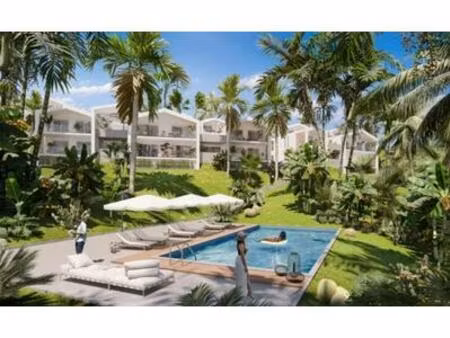 vue mer imprenable - a vendre appartement t2 face piscine à trois rivières  guadeloupe