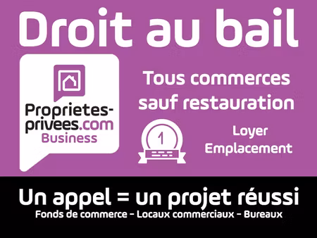 exclusivite versailles - cession de bail  local commercial avec grande vitrine