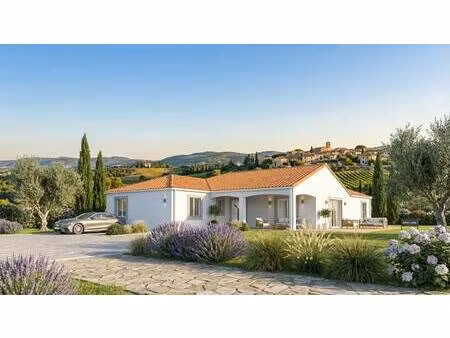 terrain avec maison neuve à vendre